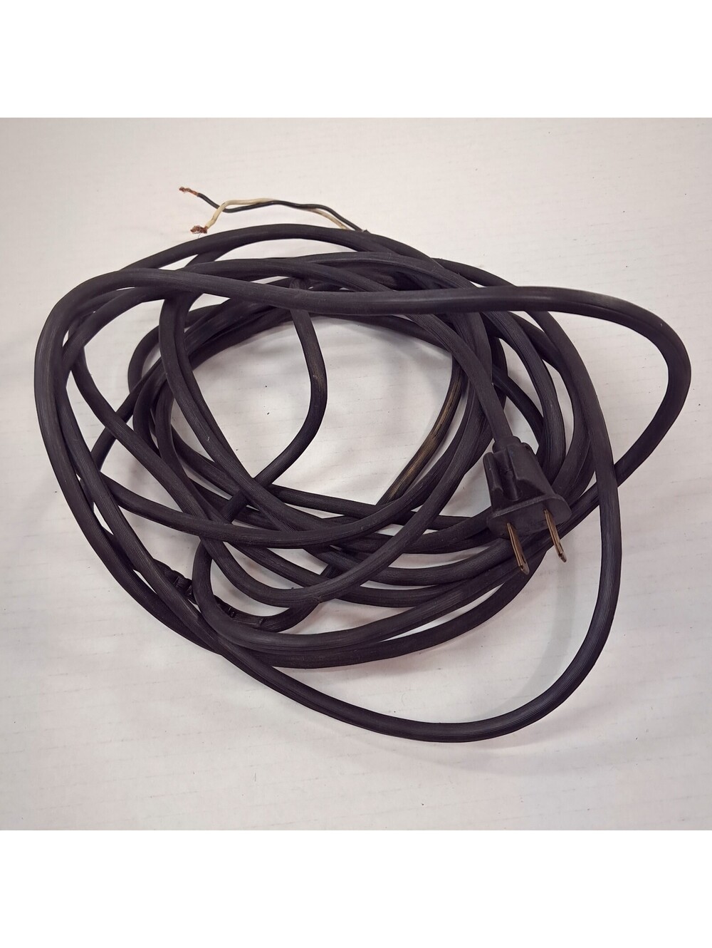 Vintage Eureka 3130 A Mighty Mite Might canister vacuum power cord part 2 prong